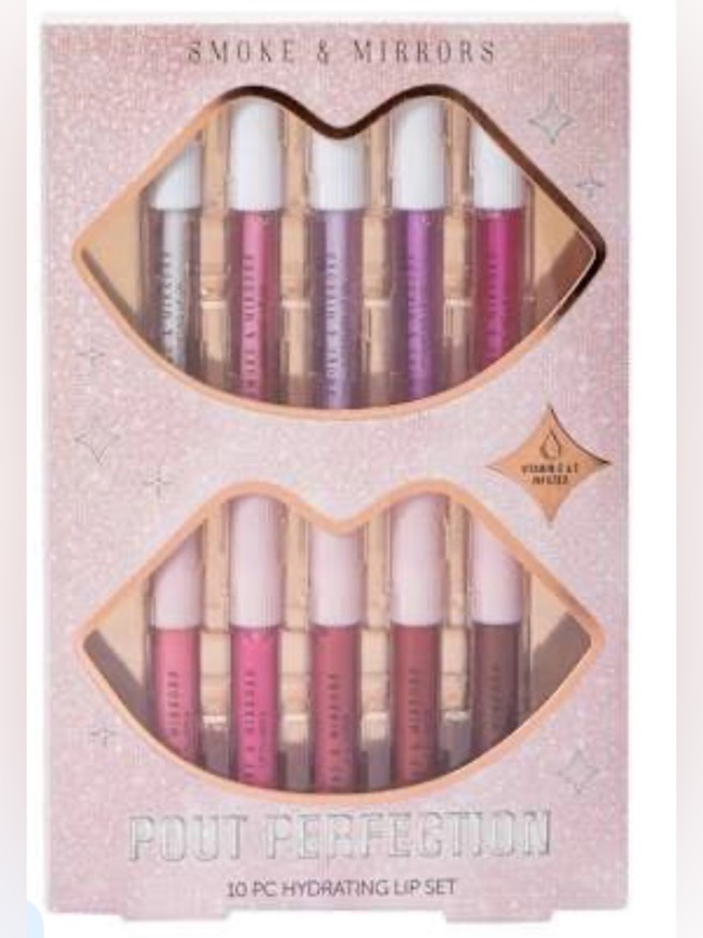 Smoke & Mirrors Pout Perfection Hydrating Lip Set 10-Count